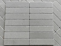 Mosaïque en pierre calcaire grise rustique de qualité supérieure Perfectstone, surface rugueuse, pour mur d'accentuation de café et décoration commerciale haut de gamme
