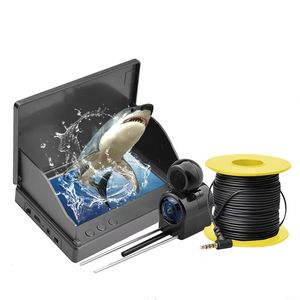 Écran de détecteur de poissons de 4,3 pouces avec caméra sous-marine ultra HD, caméra de crochet d'ancrage avec vision nocturne, capteur de température et de profondeur - Product Image 1