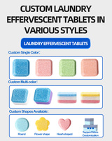 Tablettes effervescentes nettoyantes écologiques pour lave-linge – Nettoyage en profondeur, élimination du calcaire et des odeurs – Fournisseur certifié OEM FDA CE