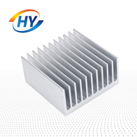 Radiateur en aluminium industriel usiné sur mesure, anodisé, en aluminium extrudé 6063 T5, dissipateur de chaleur