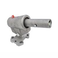 Soporte ajustable para flotador de hormigón con mango y adaptador de rótula giratoria roscada universal, herramienta manual para llana grande