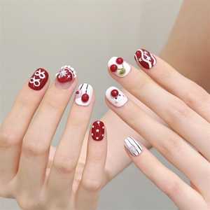 <span class=keywords><strong>Uñas</strong></span> Postizas Navideñas con Diseño de Muñeco de Nieve 3D, Acrílicas, <span class=keywords><strong>Cortas</strong></span>, Lindas, Hechas a Mano, de Alta Calidad, Venta al Por Mayor - Product Image 3