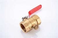 Hot Sale DN15 Messing kugel hahn mit Stahl griff