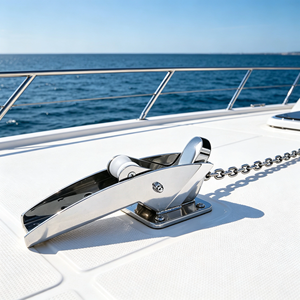 Support d'ancre incliné de qualité marine supérieure AISI 316 pour yacht, rouleau de proue à haute brillance, conception auto-lanceuse pour la pêche - Product Image 6