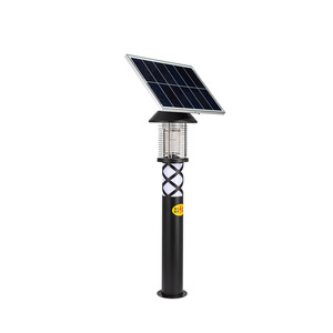 Lámpara antimosquitos con energía Solar, luz Led impermeable para jardín al aire libre, recargable, 200x200x800mm, luz insecticida no tóxica - Product Image 3
