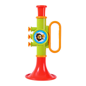 Colorful Plastic Musical Whistle Cartoon Loudspeaker Sound Small <strong>Horn</strong> Play Harmonica Whistle Instrument Musical Instruments