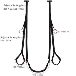 Silla sexual Love-Swing para adultos con mordaza de boca y látigo BDSM Bondage brazo titular erótico fetiche esclavo juguete para poses de columpio <span class=keywords><strong>Sexy</strong></span> - Product Image 5