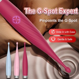 Cross-border Female Point tide Pen Strong Shock AV <b>Vibrator</b> Mute Body Climax Masturbator Adult Sex Toys - Product Image 3