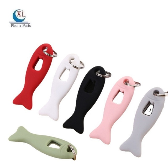 For SIM Card Removal Needle Pin & Needle Holders Tray Open Needle Mobile Phone SIM Card Storage Case Ejecter Tool with Keychain