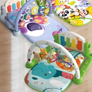 Nouveau tapis d'éveil musical et de fitness pour bébés de 0 à 1 an avec piano à pédales et jeu d'activités - Product Image 2