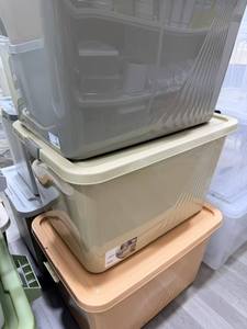 Thiết kế cổ điển nhựa hộp lưu trữ pp tiêm đúc hình chữ nhật du lịch hộp lưu trữ với bánh xe - Product Image 5