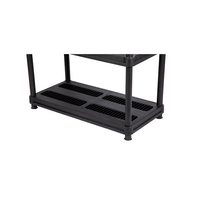 Étagère de rangement en plastique Durale OD18 36X18X39 pouces 3 niveaux facile à assembler pour le bureau, le placard et le garage