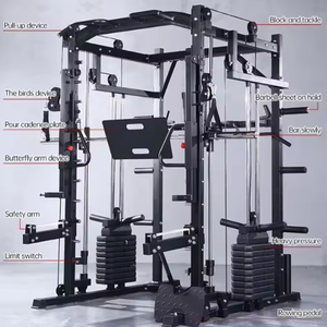 Equipo de Fitness para el Hogar Estructura para Sentadillas Profundas Máquina Smith Casera Jaula de Potencia Multifuncional Rack para Sentadillas y Máquina de Cruce de Poleas - Product Image 5