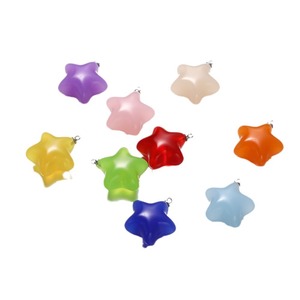 Ciondolo a Stella a Cinque Punte in Resina Acrilica Lucite, Trendy, a Forma di Caramella, Portachiavi, Materiale Fai da Te per Gioielli Fatti a Mano - Product Image 5