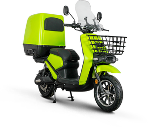 Scooter de Reparto de Comida de Dos Ruedas G4 con Caja Trasera Grande, Ciclomotor para Adultos, 60V, Autonomía de 40-60 km, Scooter G4 con Pedales - Product Image 3