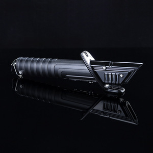 <span class=keywords><strong>Sabre</strong></span> <span class=keywords><strong>laser</strong></span> métallique transfrontalier The Mandalorian Dark Saber Pixel Edition pour adulte, accessoire de jeu professionnel haut de gamme - Product Image 5