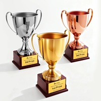 Trophées métalliques personnalisés imprimés en 3D de haute précision pour les champions de compétitions haut de gamme et les récompenses annuelles des entreprises