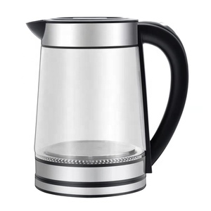 Custom 2.0L High Borosilicate Glass Cordless <b>Kettle</b> 360 Rotational Base Tea Filter Boil-Dry <b>Temperature</b> <b>Control</b> - Product Image 1