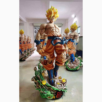 Figurines d'action Goku de Dragon Ball Z de haute qualité, taille réelle, Super Saiyan, pour collection et cadeaux