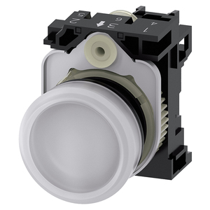 Expédition rapide, boîtier de bouton-poussoir industriel étanche IP66 en métal 22 mm 1 trou, 3SU1851-0AA00-0AG2 - Product Image 4