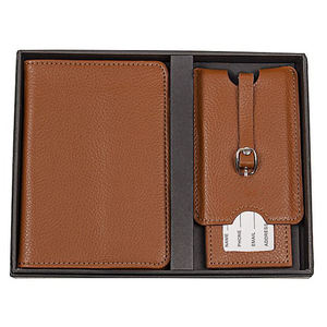 Étiquette de bagage authentique de qualité supérieure en cuir PU personnalisé de qualité supérieure - Product Image 5