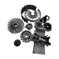Servicio de Impresión 3D Personalizado MJF, Piezas de Nylon Negro PA12 SLS, Prototipado Rápido, Fabricación Aditiva, Plástico de Alta Precisión