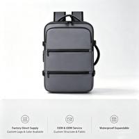 Mochila de Negocios de Color Sólido a la Moda, Gran Capacidad, Fácil Almacenamiento, Calidad, Se Puede Personalizar con Logotipo, Bolsa para Computadora