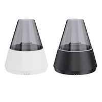 Diffuseur d'arômes à flamme, lumière 7 couleurs, minuterie à trois niveaux, capacité de 120 ml, portable, pour la maison et le bureau