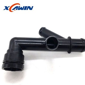 ข้อต่อท่อน้ำ 5C0122291E สำหรับรถยนต์ Volkswagen Audi Skoda Seat ตัวเชื่อมต่อพลาสติกสีดำ อะไหล่รถยนต์ - Product Image 5