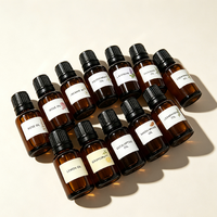Grosir 10 Jenis Set Minyak Esensial Alami Murni Mawar Lavender Mint Melati Aromaterapi Diffuser Minyak Pijat OEM Label Pribadi