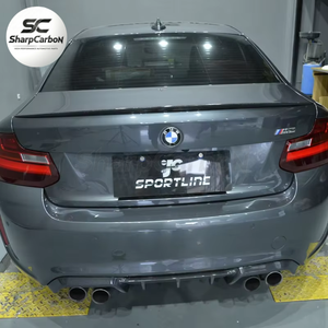 Aileron de coffre arrière en fibre de carbone pour <span class=keywords><strong>BMW</strong></span> F87 M2 F22 220i 228i M235i M Sport Coupé 2 portes 14-17 (Compatible avec : F22 F87 M2) - Product Image 6