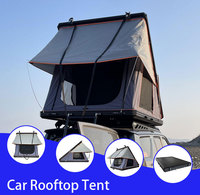 Carpa de Techo para Auto 4x4, Carcasa Rígida de Aluminio, Tela Oxford de Doble Capa, Impermeable para las Cuatro Estaciones, para 2-3 Personas, Instalación Rápida para SUV