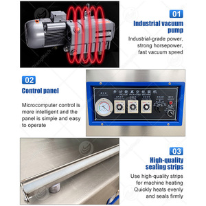 เครื่องซีลสูญญากาศสำหรับถุงชาอุปกรณ์แพ็คไส้กรอกอบแห้ง - Product Image 3