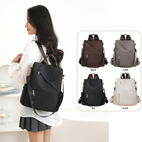 Mochila de Lona Oxford Impermeable Vintage al por Mayor para Mujer, Mochila de Viaje con Cierre de Cremallera, Capacidad de 20-30L