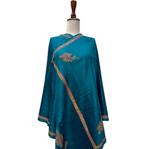 Premium Hand Embroidered <b>Scarves</b> Stoles Custom Artisan Crafted Soft Luxury Ethnic Fashion OEM ODM Wholesale Factory Supply - Product Image 2