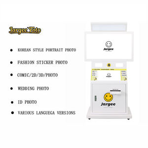 Photomaton personnalisé, photomaton selfie dslr à pièces à double écran avec logiciel d'impression et logo personnalisé - Product Image 3