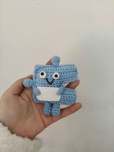 Porte-clés en crochet émotionnel, mini concombre amusant fait à la main, cadeau à moins d'un dollar, cadeaux en crochet, fruits émotionnels - Product Image 2