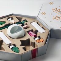 Insert d'emballage à pressage à sec personnalisé, biodégradable et durable, en plateau de pâte moulée, pour bougies d'aromathérapie, pièces de machines et jouets