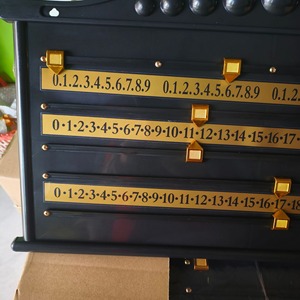Tableau de scores de snooker 66x39 en plastique, compteur manuel pour le suivi des scores de billard - Product Image 2