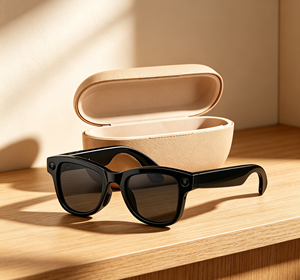 Gafas Inteligentes Kairui M02 con Traducción por IA, Resistentes al Agua IPX4, Cámara de 8MP, Reconocimiento Automático, Llamadas Manos Libres por BT, Marco Metálico - Product Image 1