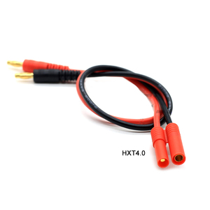 Hxt 3.5mm hxt 4mm chuối đạn kết nối 14awg 300mm Silicone dây Imax RC B6 b6ac LiPo pin sạc nhựa phí Cáp - Product Image 4