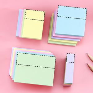 Memo Pad kullanımı için özel Logo ile yüksek kaliteli okul ofis Pastel renk yapışkan not - Product Image 4