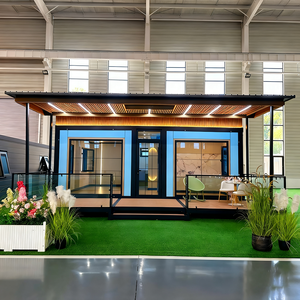 맞춤형 20피트 30피트 40피트 조립식 고급 모던 빌라 호텔 객실 조립식 모듈형 주택 접이식 확장형 컨테이너 하우스 - Product Image 2