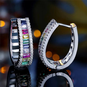 Orecchini Colorati per Donne, Stile Semplice da Vacanza, Accessori per Orecchie per Uso Quotidiano - Product Image 2