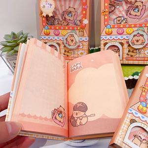 Nuovo meccanismo capibara Gacha <span class=keywords><strong>Notebook</strong></span> simpatico cartone animato A7 <span class=keywords><strong>Notebook</strong></span> Stress-alleviamento Gacha macchina diario scritto a mano - Product Image 4