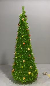 Ready to Shop Artificial Lights Green 180cm POP up <b>Christmas</b> <b>Tree</b> Foldable LED 6ft <b>Christmas</b> <b>Tree</b> with <b>Decoration</b> - Product Image 3