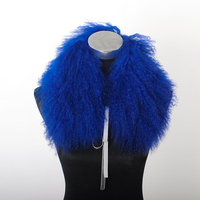 Écharpe pour femme adulte en fourrure de mouton de Mongolie véritable, couleur personnalisée, motif léopard, écologique, moelleuse, taille moyenne, pour l'hiver