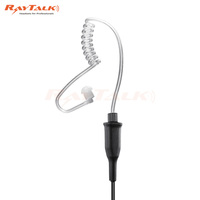 Penjualan Terbaik Headset telepon Earpiece g-shape dengan mikrofon harga pabrik PTT untuk Motorola Walkie Talkie fitur telekomunikasi