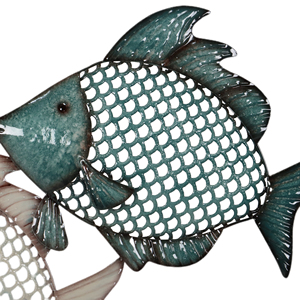 Artificiali di Pesce In Metallo Scuola Costiera Pesce di Mare per la Decorazione Della <span class=keywords><strong>Parete</strong></span> di Arte Accessori - Product Image 3