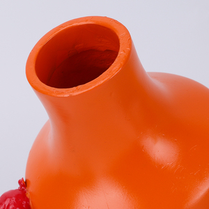 Vaso artistico in <span class=keywords><strong>resina</strong></span> arancione verde Redeco con accenti <span class=keywords><strong>colorati</strong></span> in rilievo in <span class=keywords><strong>resina</strong></span> moderna creativa vaso di fiori decorazione per la casa - Product Image 5